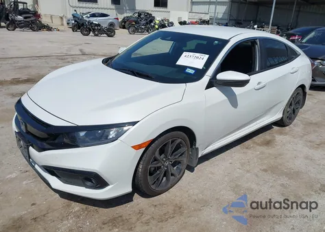 2020 Honda Civic Sport z USA, uszkodzony, nr VIN 19XFC2F84LE007443